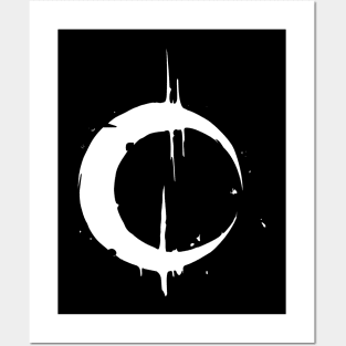 White Dark Moon Posters and Art